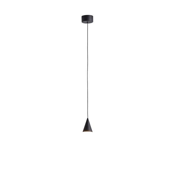 LÁMPARA DE TECHO COLGANTE LED 5W 300lm 3000K 80x1200mm NEGRO ARTE ILLUMINA CAMPANELLE