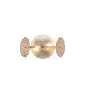 APLIQUE DE PARED 2xE14 MAX 8W 160×330×180mm ORO ARTE ILLUMINA GLOW