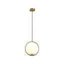 LÁMPARA COLGANTE CRISTAL  1xE27 Ø250mm ORO ARTE ILLUMINA ORBA