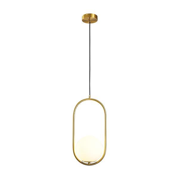LÁMPARA COLGANTE CRISTAL  1xE27 Ø210mm ORO ARTE ILLUMINA ORBA