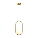 LÁMPARA COLGANTE CRISTAL  1xE27 Ø210mm ORO ARTE ILLUMINA ORBA