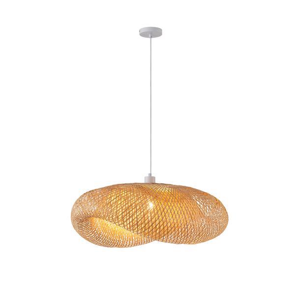 LÁMPARA DE TECHO COLGANTE BAMBÚ 1xE27 MÁX. 15W 760x560x220mm ARTE ILLUMINA LAGOON