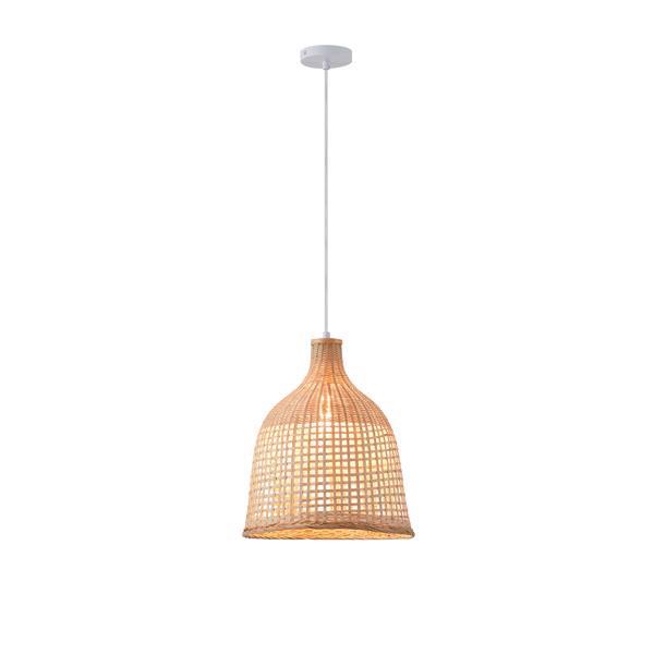 LÁMPARA DE TECHO COLGANTE BAMBÚ 1xE27 MÁX. 15W Ø310mm ARTE ILLUMINA EARTHY