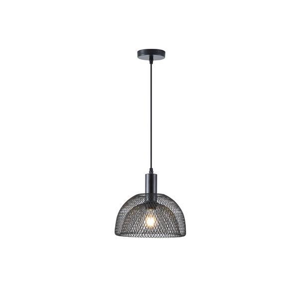 LÁMPARA DE TECHO COLGANTE 1xE27 MÁX. 15W 255x1280mm CAMPANA ARTE ILLUMINA NEGRA