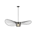 LÁMPARA DE TECHO  COLGANTE METAL 1xE27 MAX 40W 1000x1000x1270mm NEGRO ARTE ILLUMINA CASQUILLO