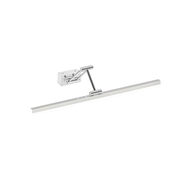 LUMINARIAS PARA BAÑO 14W 1260lm 3CCT(3000-4000-6000K) 600mm (BASE 80x40mm) IP44 CROMO ARTE ILLUMINA LANO