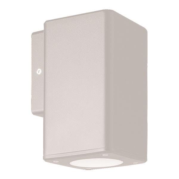 APLIQUE DE PARED "FOSTOS" CUADRADO PLÁSTICO DOWN GU10 ARTE ILLUMINA