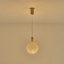 LÁMPARA COLGANTE BOLA "PERFORATO" LED 6.3W 648lm 3000K Ø200x1388mm ARTE ILLUMINA