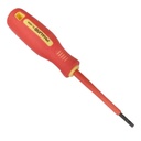 DESTORNILLADOR AISLADO PLANO 2,5x75mm 1000V