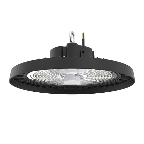 HIGH BAY LED SMD UFO 60-80-100W 3CCT 220-240V 160L/W NEGRO Ø254x151mm PRO