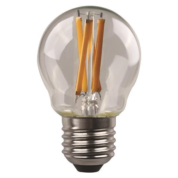 BOMBILLA LED G45 FILAMENTO CRUZADO 6.5W E27 220-240V