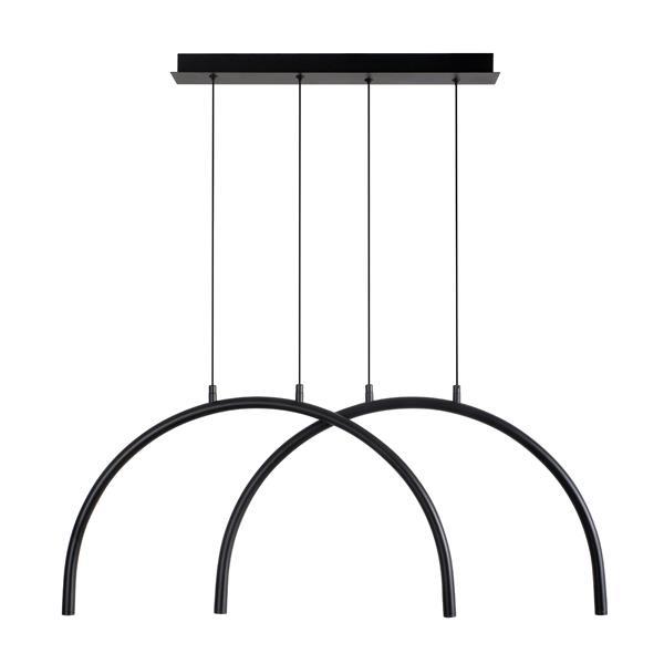 LÁMPARA DE TECHO COLGANTE ALUMINIO-METAL 10W 896lm 3000K 840x20x330mm  ARTE ILLUMINA APSIS 