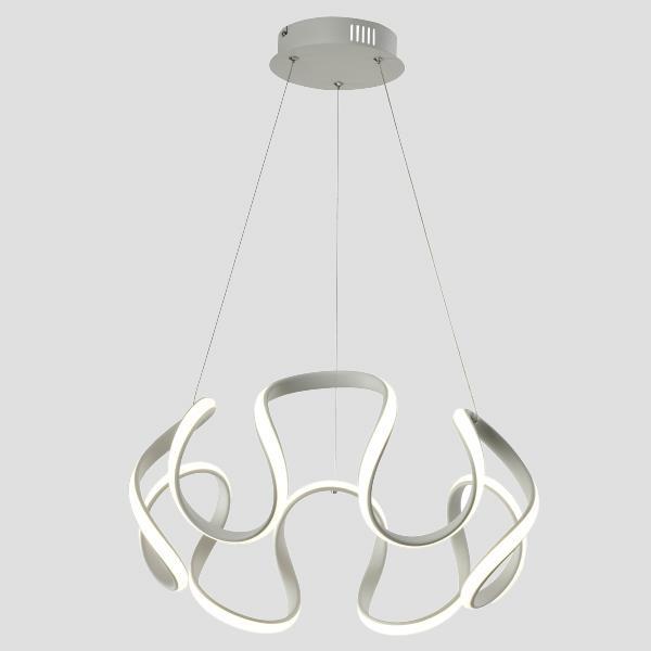 LÁMPARA DE TECHO COLGANTE ALUMINIO REDONDA LED 60W 3200lm Ø520x1200 ARTE ILLUMINA LOOP