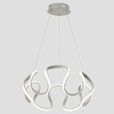 LÁMPARA DE TECHO COLGANTE ALUMINIO REDONDA LED 60W 3200lm Ø520x1200 ARTE ILLUMINA LOOP