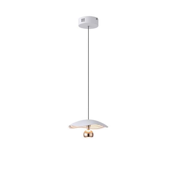 LÁMPARA DE TECHO COLGANTE ALUMINIO LED 8W 400lm 3000K Ø230mm ARTE ILLUMINA ENIGMA