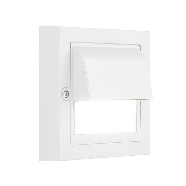 APLIQUE DE PARED LED 6W 135x135x55mm 3CCT IP65 "SENARIO" ARTE ILLUMINA