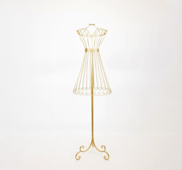 MODELO DECORACIÓN METAL DORADO 40.5X35.5X142CM