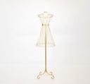 MODELO DECORACIÓN METAL DORADO 40.5X35.5X142CM