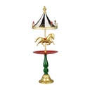 METAL CARRUSEL PLATO, 40X40X87CM