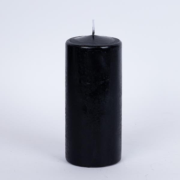 VELA NEGRO 8X18CM