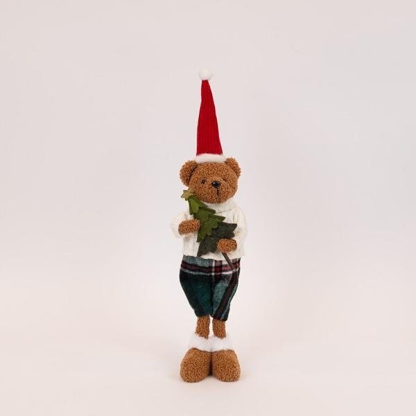 OSO DE PELUCHE CON ÁRBOL, 50CM