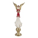 ÁNGEL POLIRRESINA, CON ESTRELLA, 15X11X43CM