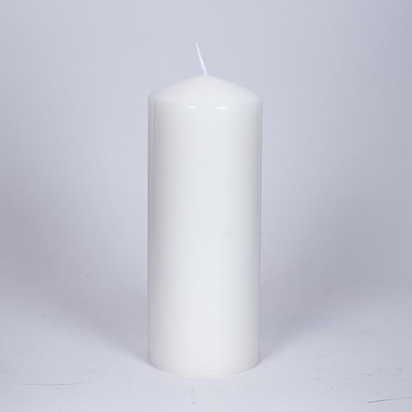 VELA BLANCO 7X18CM