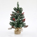 ÁRBOL 60CM, 70 PUNTAS (PUNTAS ANCHO 6CM), VERDE COLOR