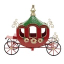 METAL CARRUAJE, ROJO CON VERDE, 38X15.80X32.50CM