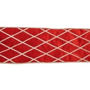 OSCURO ROJO CINTA CON CHAMPÁN PURPURINA DIAMANTES, TERCIOPELO, DE DOBLE CARA, 914X10CM