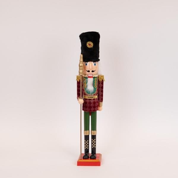 PLÁSTICO CASCANUECES,TERCIOPELO BURDEOS, 55CM