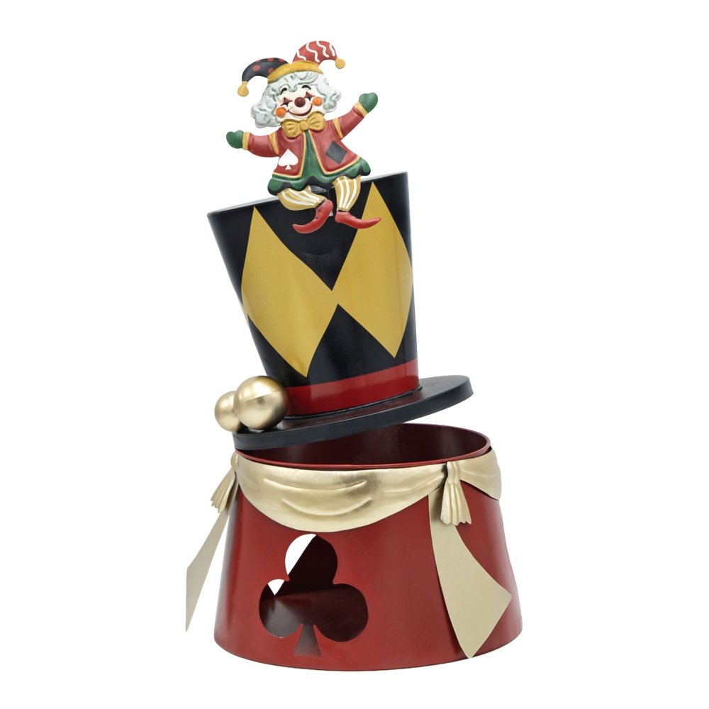 ILUMINADO METAL PAYASO SOBRE SOMBRERO, 23X23X46CM