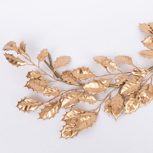 GUIRNALDA CON DORADO HOJAS, 150CM