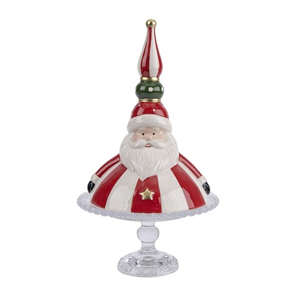 PASTEL SOPORTE CON TAPA, PAPÁ NOEL, 34.2CM