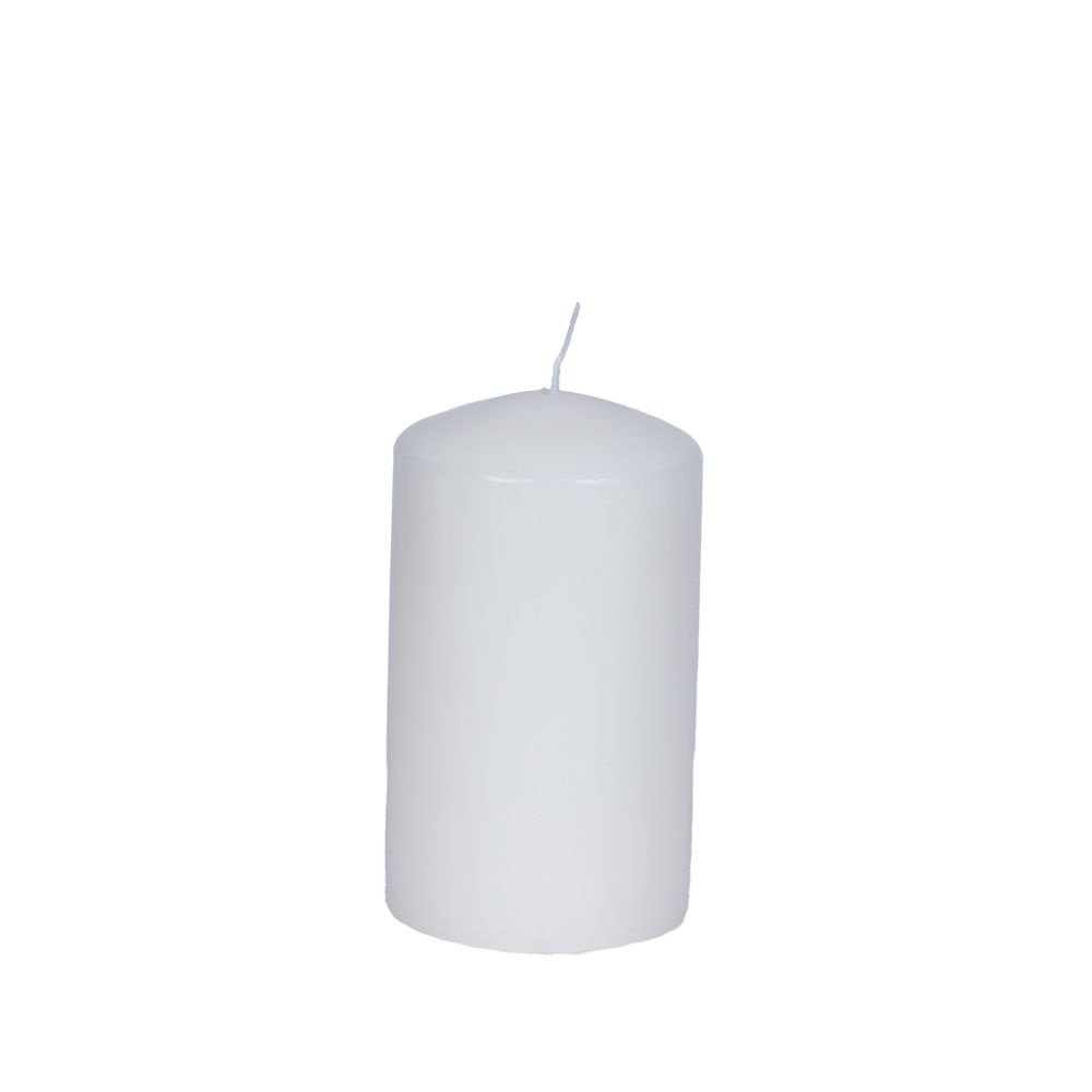 VELA BLANCO CON BLANCO ALMIZCLE AROMA 6X10CM