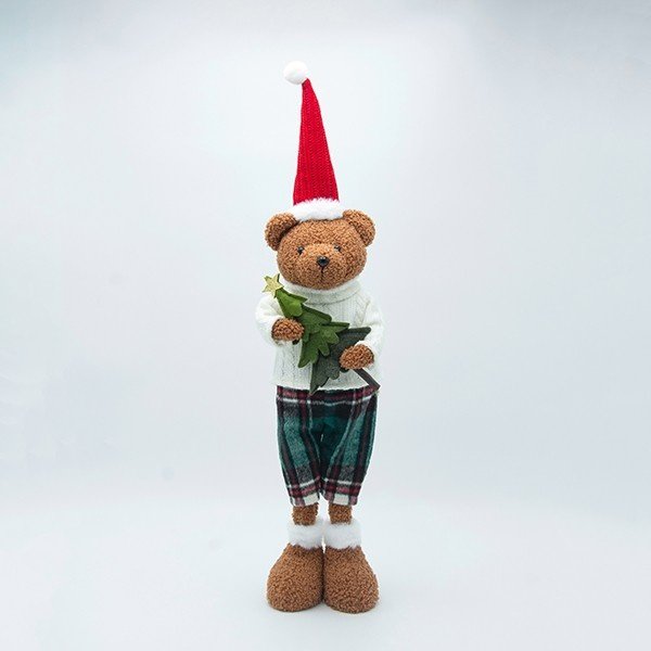 OSO DE PELUCHE CON ÁRBOL, 64CM