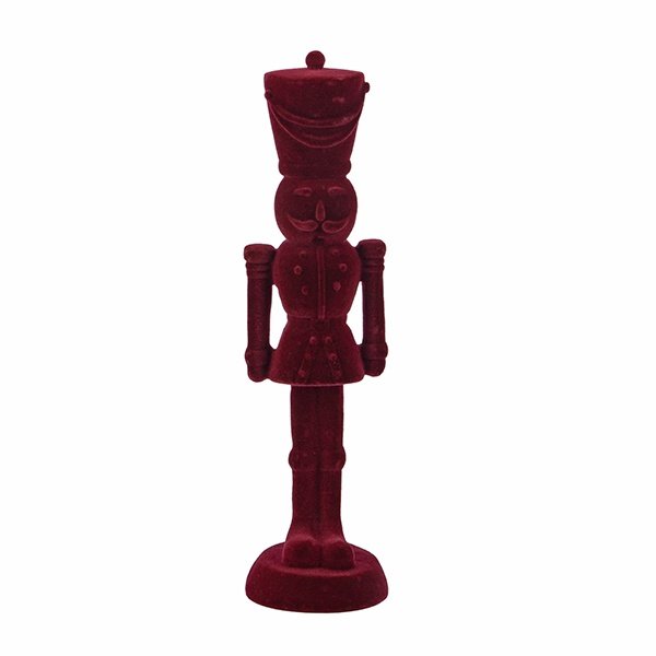CASCANUECES, TERCIOPELO, VINO ROJO, 5X21CM