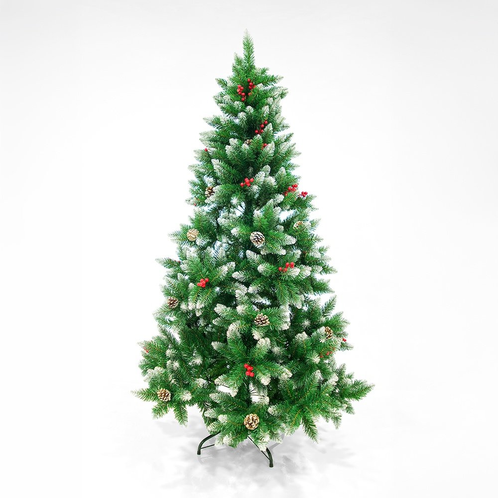 NEVADO ÁRBOL CON BAYAS, 180CM