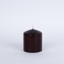 VELA MARRÓN 7X8CM