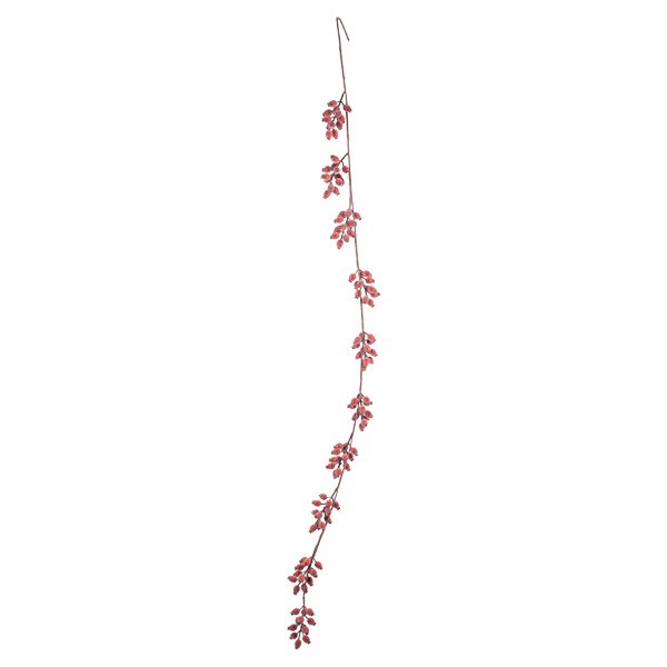 GUIRNALDA CON ROJO CRISTALIZADO BAYAS, 150CM