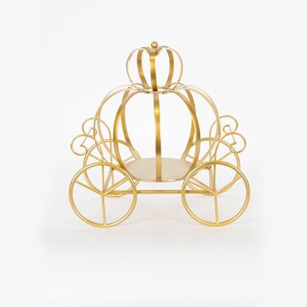 CORONA METAL DORADO 33X19X34CM