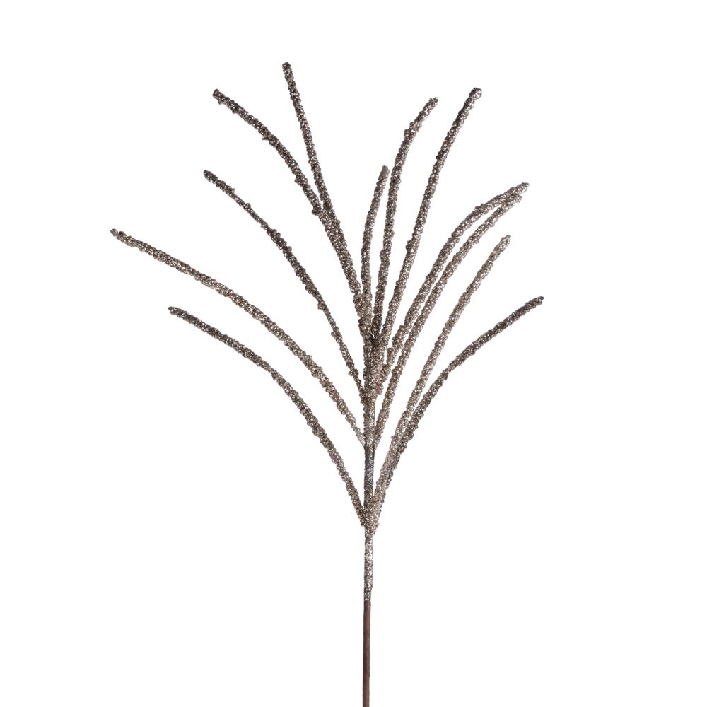 HIERBA RAMA, CON CHAMPÁN PURPURINA, 67CM