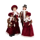 CORO CON BURDEOS ROPA, 96/93/74CM