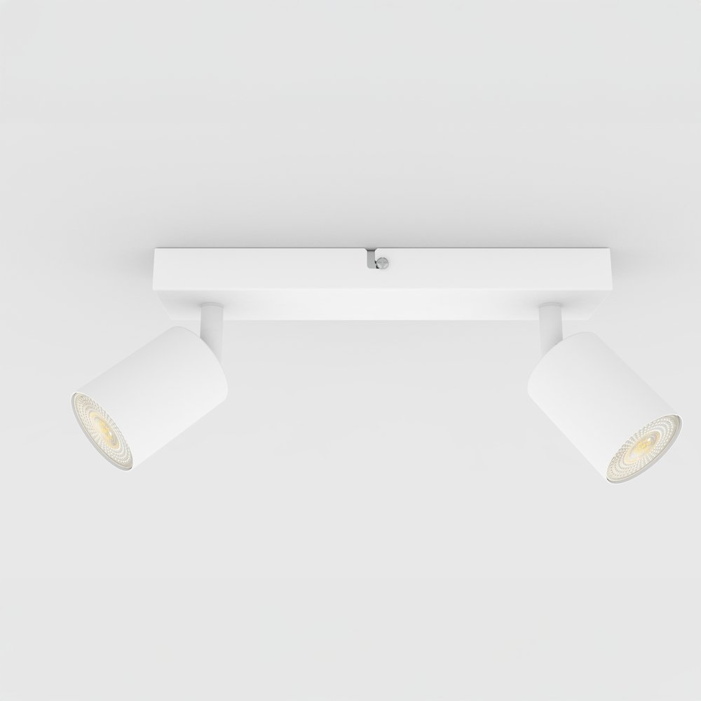 FOCO DE TECHO DOBLE 2xGU10 MÁX. 5W Ø200x60x105 mm ARTE ILLUMINA BRAVA