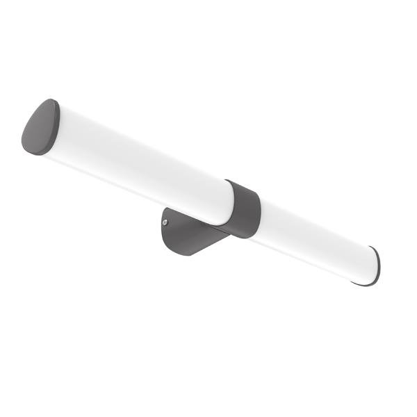 APLIQUE DE PARED PARA BAÑO PLÁSTICO TRIANGULAR LED 15W 1500Lm 3CCT(3000 / 4000 / 6500K) 600X68mm IP44 ARTE ILLUMINA SALO