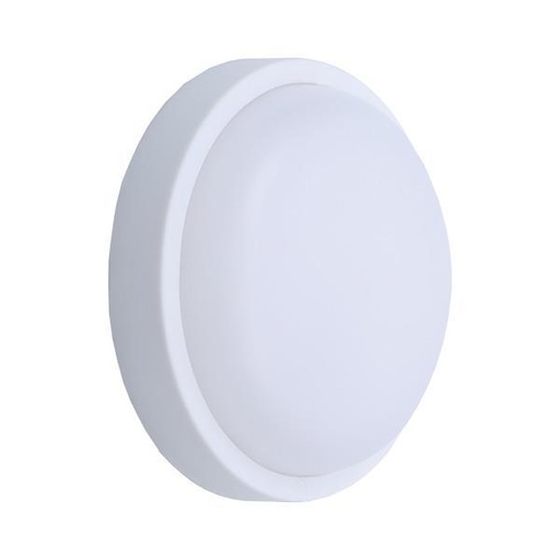[145-20041] APLIQUE DE PARED "SEINAS ROUND" LED 18W Ø200x55 12/24V AC/DC 6500K IP54 BLANCO ARTE ILLUMINA