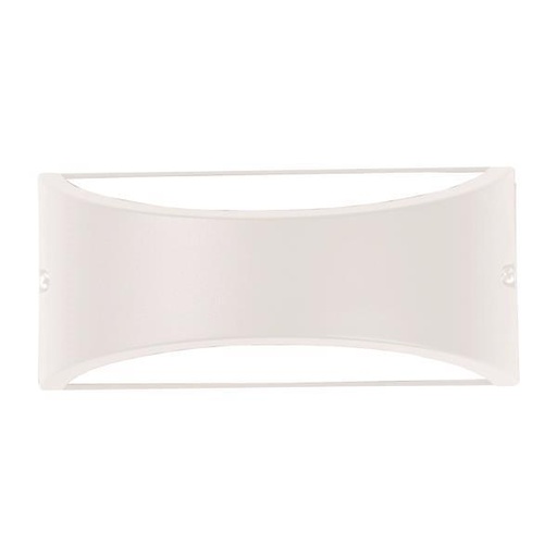 [145-20213] APLIQUE DE PARED "SOIKEA" E27 MAX 10W LED 220x99x100 IP54 BLANCO PRO