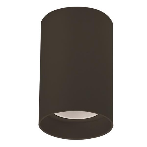 [145-25024] BASE DE TECHO "BASIS R" PLASTIK GU10 Ø80x125 NEGRO (OLD REF. E.145-25014)
