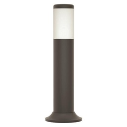 COLUMNA LUZ PISO REDONDO E27 Ø91x160x700 IP54 NEGRO