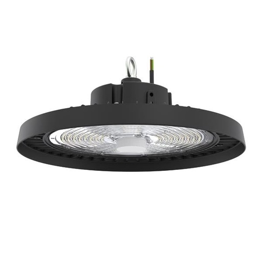 [145-67124] HIGH BAY LED SMD UFO 80-120-150W 3CCT 220-240V 160L/W NEGRO Ø254x151mm PRO